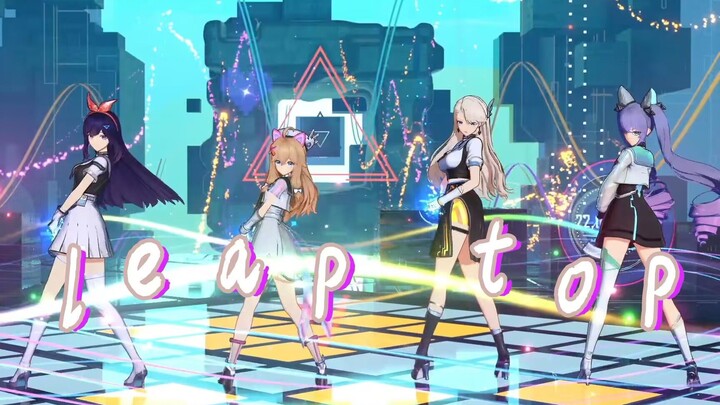 [A-SOUL x Leapmotor] Collaborative song "Leap Top" makes its stage debut.