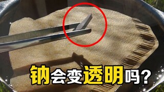 هل سيصبح الصوديوم المعدني شفافًا؟ ضعه على ورق ترشيح مبلل وستحدث ظاهرة علمية مثيرة للاهتمام.