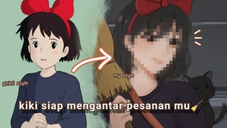 kiki si cewek mandiri 🧹 [ fanart]