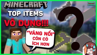 TOP item VÔ DỤNG nhất MINECRAFT | Gamechan