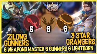 ⭐⭐⭐ HYPPER GRANGER TRIPLE SIX COMBO ! 6 GUNNERS 6 LIGHTBORN 6 WEAPON MASTER ! MAGIC CHESS