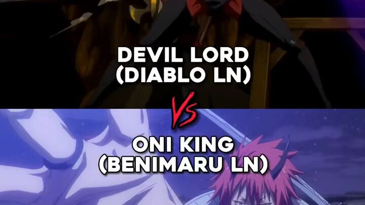 diablo vs benimaru 😍