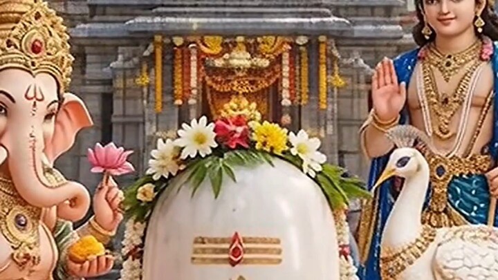 #Mahadev #MaaParvati #LordGanesha #HarHarMahadev #ShivShakti #GanpatiBappa #DivineBlessings🌺 Beauti