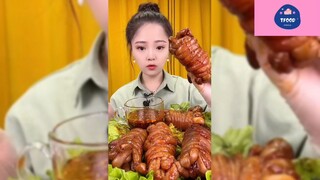 Mukbang lòng cuốn thịt siêu ngon #anngon