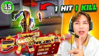 AS Mobile Đam Mê Tốc Độ Bắn "One Hit One Kill" Với Skin Chim Gõ Kiến Chế Tác | FREE FIRE