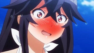 "A swimsuit that becomes transparent when in contact with water~"