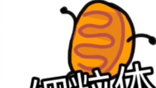 Croissant cat, but mitochondria