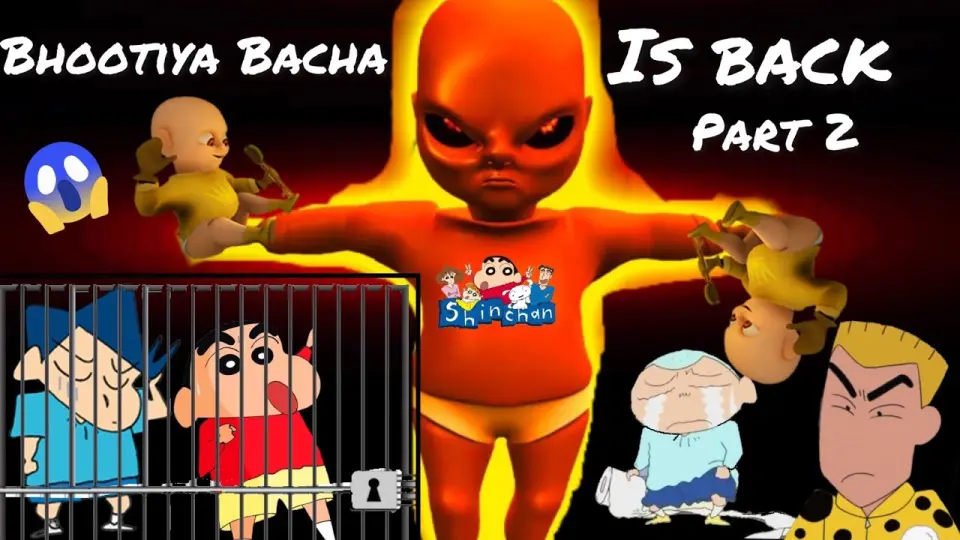 Shinchan Plays Bhootiya Bacha | Baby In Yellow Horror Game Part 2 Escape |  GREEN GAMING TYRO GAMING - Bilibili