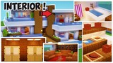 Cara Membuat Interior dan Dekorasi Rumah Mewah #14 ! || Minecraft Modern Pt.15