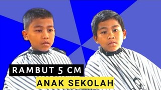gaya rambut pendek anak sekolah - boyy barbersop