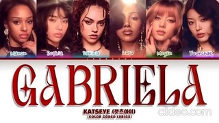 KATSEYE (캣츠아이) 'Gabriela' (Color Coded Lyrics) (sped up)
