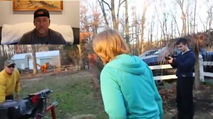 PSYCHO DAD DESTROYS COMPUTER Uncle Larry's Reaction