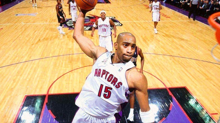 Menggambar animasi membalik halaman bola basket, Carter melakukan dunks di Mourning! Tinggalkan apa 