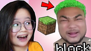 LUCU BANGET ,MOMON REACTION MINECRAFT MEME ft @BANGJBLOX