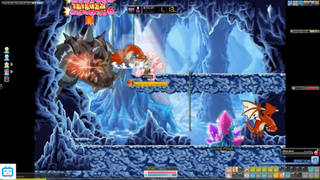 [MapleStory] Đánh boss Horntail thường một mình - nghề Explorer Hero cấp 165 #game