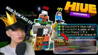 TOXIC PLAYER NA TINALO KO | Minecraft HIVE (Treasure Wars)