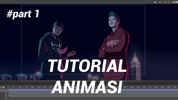 Tutorial Membuat Animasi - Intro Debat Kusir Coki Muslim Versi Animasi #part 1