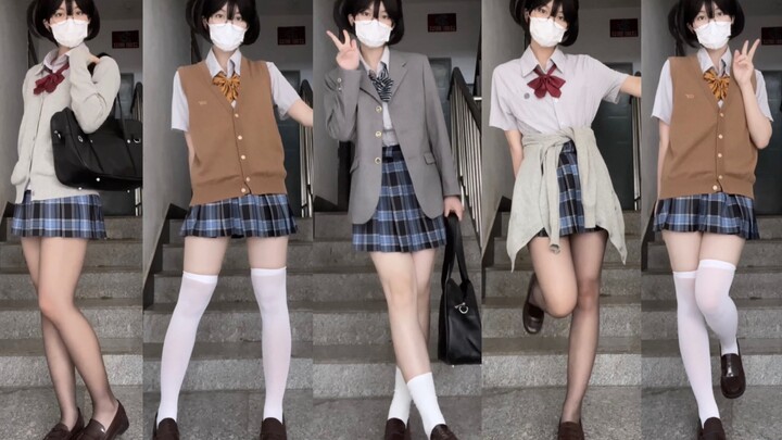 Đại Lan ✿ Nữ sinh trường công hay cô nàng cá tính? Chia sẻ cách phối chân váy caro cỡ lớn phong cách