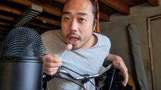ASMR SPIN POP LOLLIPOP - EATING SOUNDS & BICYCLE SOUNDS