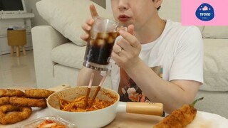 Mukbang thịt heo chiên giòn phần 5 #anngon