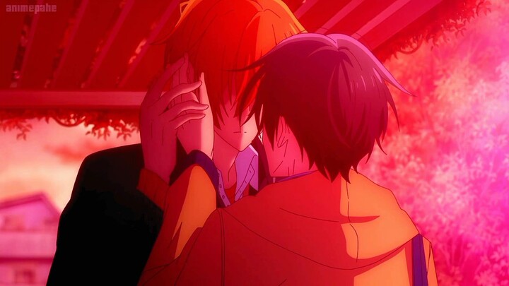 Sasaki to Miyano Kissing Scene