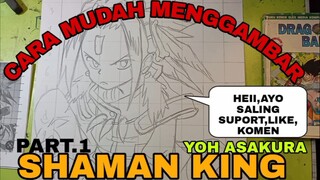 CARA YG SANGAT SANGAT MUDAH SEKALI MEMBUAT GAMBAR ANIME PART, PASTI BISA .1, YOH ASAKURA