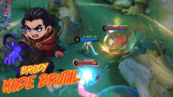 MLBB||Main brutal pakai brody😵😵