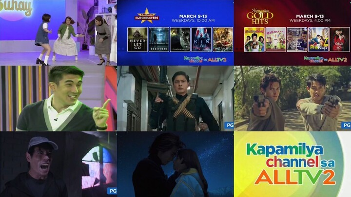 Kapamilya Channel sa ALLTV2 Commercial Break March 09, 2026 (Monday)