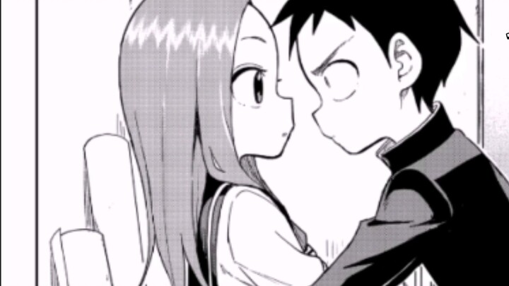 Teasing Master Takagi-san Comics - How to use power Nishikata hits his wife unconsciously and makes 