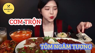 [Mukbang TV] - Korean - Tôm ngâm tương - Tôm ướp gia vị - Cơm trộn