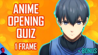 ANIME OPENING QUIZ - 1 FRAME EDITION - 40 OPENINGS + BONUS ROUNDS