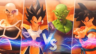 "656 Stop Motion Animation" Vegeta & Nappa VS Goku & Piccolo | 七Bảy Viên Ngọc Rồng |