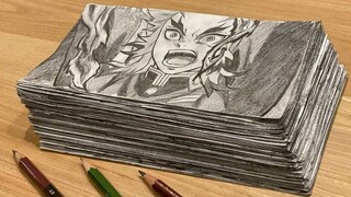 【Hand-Drawn Kimetsu no Yaiba】Kyojuro Rengoku VS Akaza