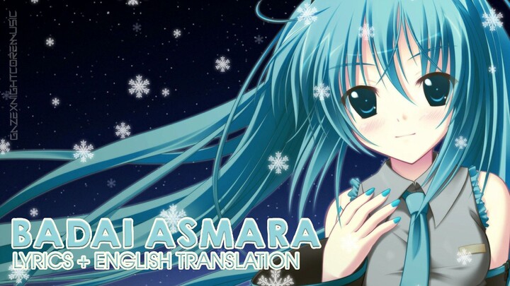 Nightcore - Badai Asmara [Lyric + English Translation]