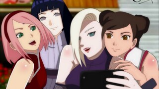 Mash-up of female in NARUTO