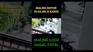 Maling Motor Di H4ntam Si Kakek || Maling lucu Dan Gagal total