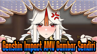 Kau sebut ini introgasi? | Genshin Impact AMV Gambar Sendiri/ Diisi Suara