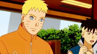 In Boruto Chapter 195, Naruto takes Kawaki shopping and visits Ichiraku Ramen again!