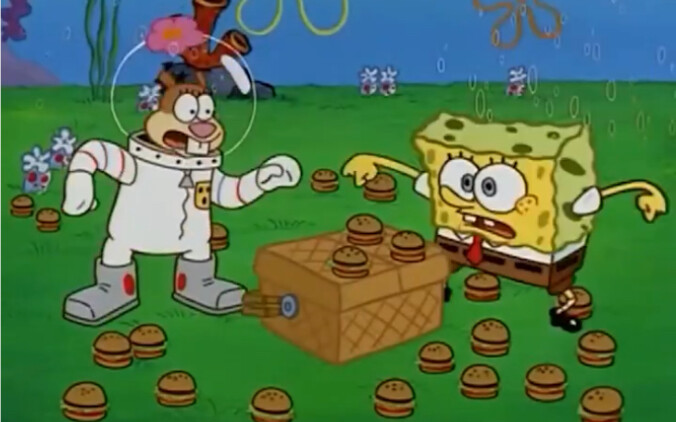 Open your ears and learn how SpongeBob makes sandwiches with karate