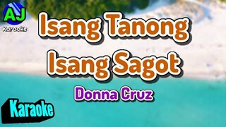 ISANG TANONG ISANG SAGOT - Donna Cruz | KARAOKE HD