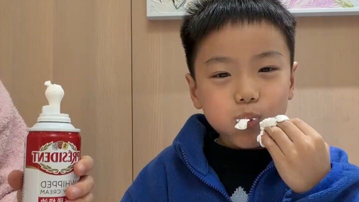 If happiness were a can of whipped cream, Mom would keep buying it for you until you’re 80!