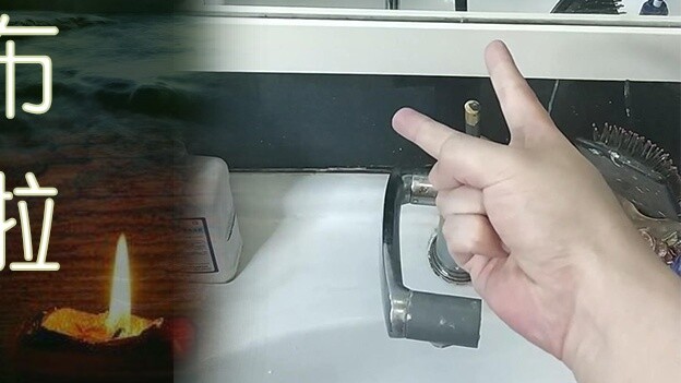 I actually won the game of rock-paper-scissors with the mirror.