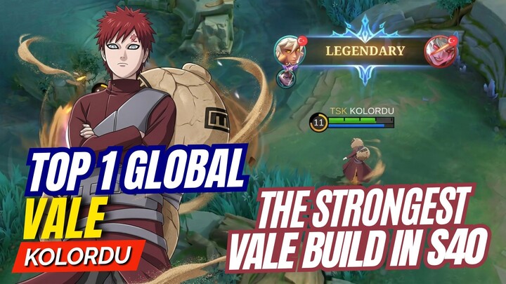 FULL MAGIC DAMAGE GLOBAL NO. 1 VALE by KOLORDU | Mobile Legends Bang Bang