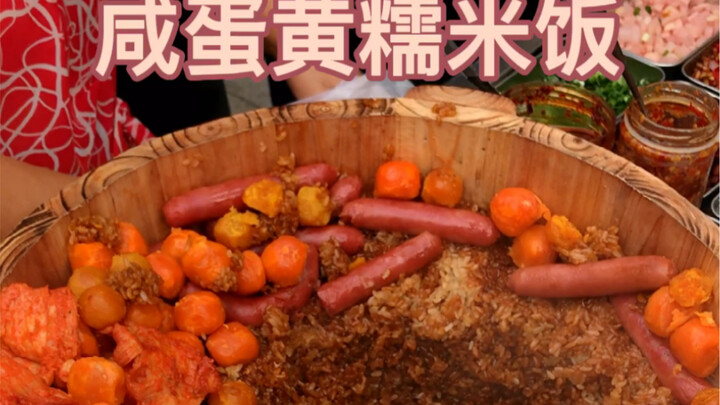 Beras Ketan Kuning Telur Asin