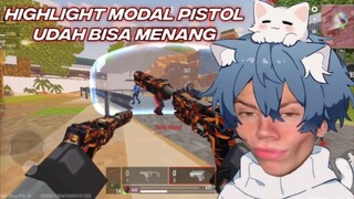 Highlight Gameplay Modal Pistol Dikeroyok Masih Bisa Menang - Blood Strike Gameplay