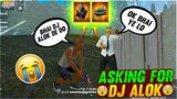 Asking For Dj Alok From Random Players 😭| Emotional moment | I Gave Him Dj Alok - Garena Free Fire