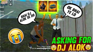 Asking For Dj Alok From Random Players 😭| Emotional moment | I Gave Him Dj Alok - Garena Free Fire