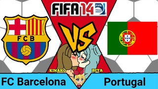 FIFA 14 | FC Barcelona VS Portugal (Fixed Outro)