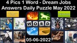 4 Pics 1 Word - Dream Jobs - 06 May 2022 - Answer Daily Puzzle + Bonus Puzzle
