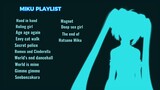 Miku music playlist